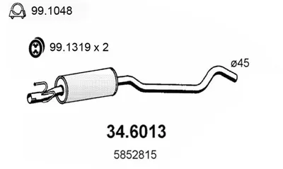 Zentrifugendämpfer Opel CORSA B · Opel CORSA B Hatchback Van · Opel CORSA B Kombi