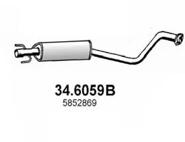 ASSO 34.6059B Medienschalldämpfer