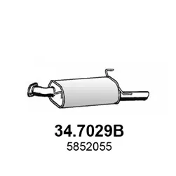 Rückschalldämpfer ASSO 34.7029B