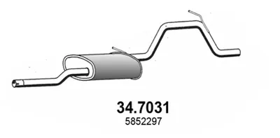 Schalldämpfer Opel AGILA