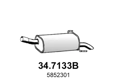 Endschalldämpfer Opel ASTRA H · Opel ASTRA H Kombi · Opel ASTRA H AGB