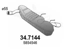 Endschalldämpfer Opel VECTRA C · Opel SIGNUM Hatchback · Opel VECTRA C Kombi