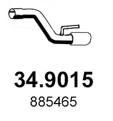 Auspuffrohr Opel ASTRA J · Opel ASTRA J GTC