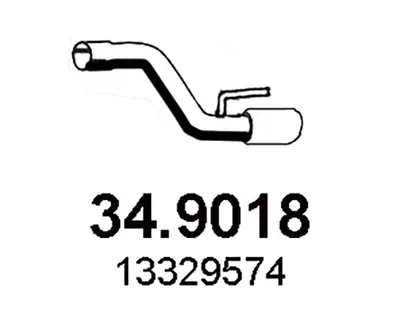 Auspuffrohr Opel ASTRA J · Opel ASTRA J GTC