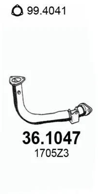 Auspuffrohr Peugeot 206 Hatchback