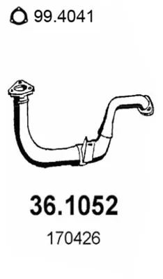 Abgasleitung Peugeot 405 I Break · Peugeot 405 II Break · Peugeot 405 I