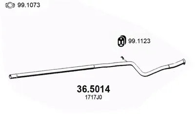 Auspuffrohr Peugeot 206 Hatchback · Peugeot 206+ · Peugeot 206 Van