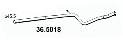 Auspuffrohr Peugeot 206 Hatchback