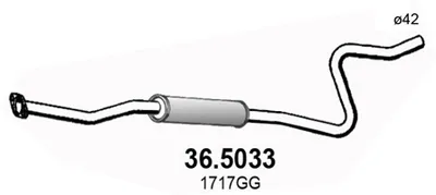 Auspuffrohr Peugeot 207