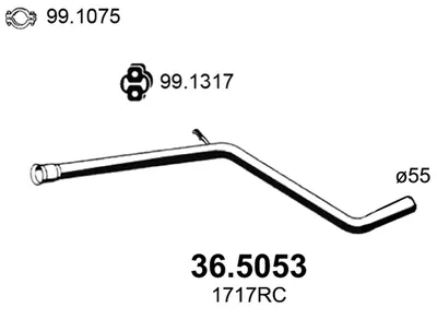 Abgasleitung Citroën DS4 · Peugeot 308 I · Peugeot 308 CC