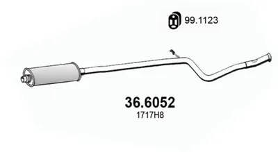 Zentrifugalschalldämpfer Peugeot 206 CC
