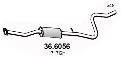 Zentrifugalschalldämpfer Peugeot 207