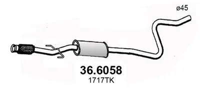 Zentrifugalschalldämpfer Citroën C3 PICASSO · Peugeot 207 · Peugeot 207 CC
