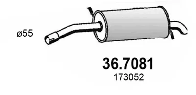 Endschalldämpfer Citroën C5 III · Citroën C5 III Break · Peugeot 407