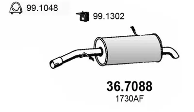 Schalldämpfer ASSO 36.7088