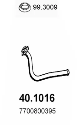 Auspuffrohr Renault RAPID Box Body/MPV · Renault CLIO I · Renault CLIO I Hatchback Van