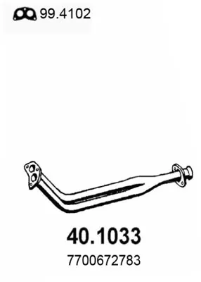 Auspuffrohr Renault 14