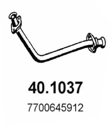 Auspuffrohr Renault FUEGO · Renault 18 · Renault 18 Variable