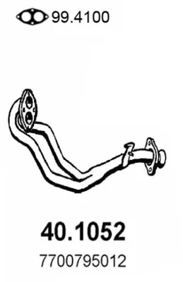 Auspuffrohr Renault 21 Limousine · Renault 21 Kombi · Renault 21