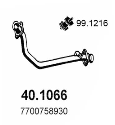 Auspuffrohr Renault 25