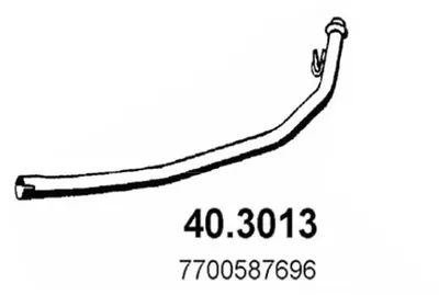 Auspuffrohr Renault 20
