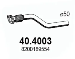 Auspuffrohr Renault MEGANE II · Renault SCÉNIC II · Renault MEGANE II Coupé-Cabriolet