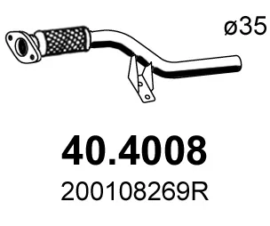 Auspuffrohr Renault CLIO IV · Renault CLIO IV Grandtour · Renault CAPTUR I