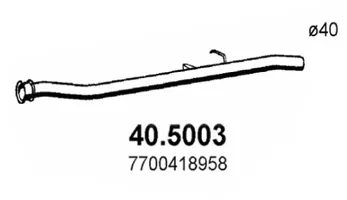 Auspuffrohr Renault CLIO II · Renault CLIO II Hatchback Van
