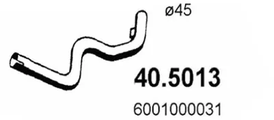 Auspuffrohr Renault 5