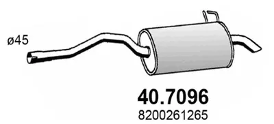 Schalldämpfer ASSO 40.7096