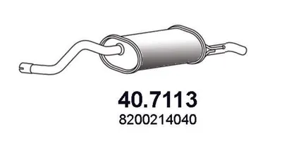 Schalldämpfer ASSO 40.7113
