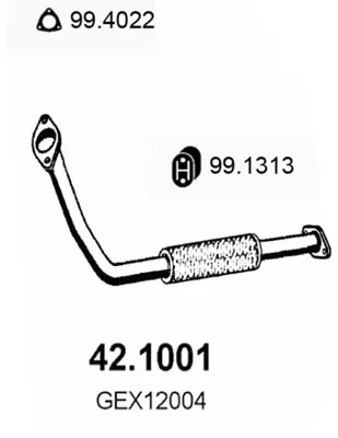 Auspuffrohr Rover 100 / METRO Hatchback · Rover 100 Cabrio