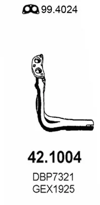 Auspuffrohr Rover 200 I Saloon