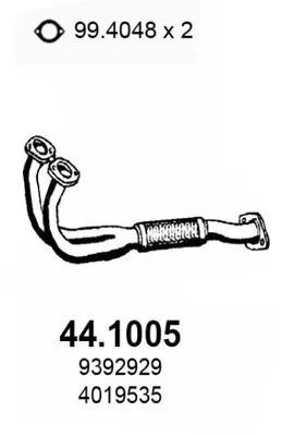 Auspuffrohr Saab 9000 Hatchback · Saab 9000