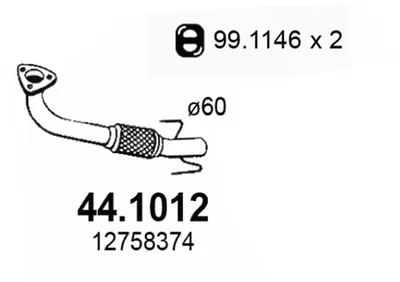 Auspuffrohr Saab 9-3 · Saab 9-3 Cabrio · Saab 9-3 Kombi
