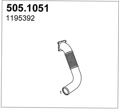 Auspuffschlauch ASSO 505.1051