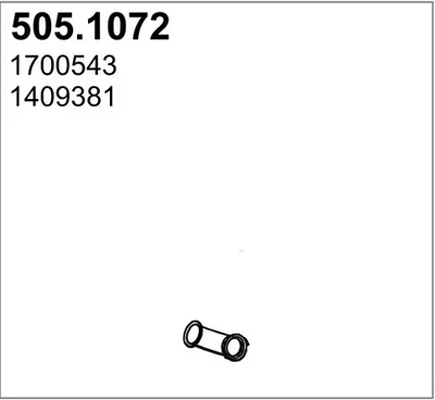 Auspuffrohr ASSO 505.1072
