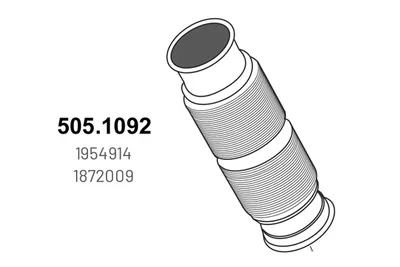 Auspuffrohr ASSO 505.1092