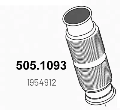 Auspuffrohr ASSO 505.1093