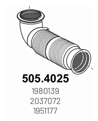 Auspuffrohr ASSO 505.4025