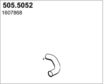 Auspuffrohr ASSO 505.5052