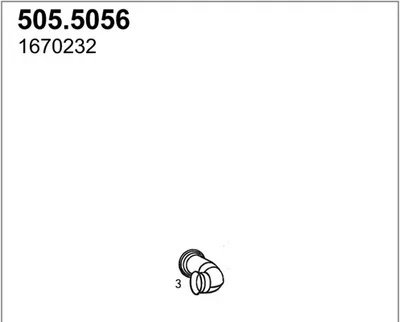 Auspuffrohr ASSO 505/5056