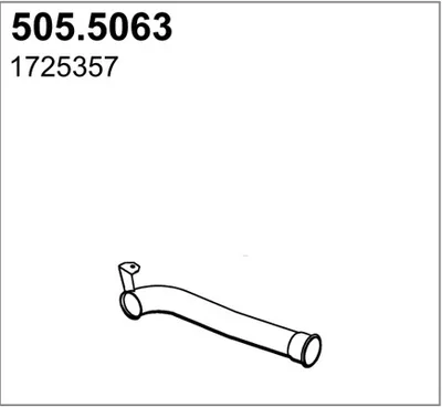 Auspuffrohr ASSO 505,5063
