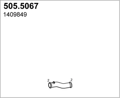 Auspuffschlauch ASSO 505,5067