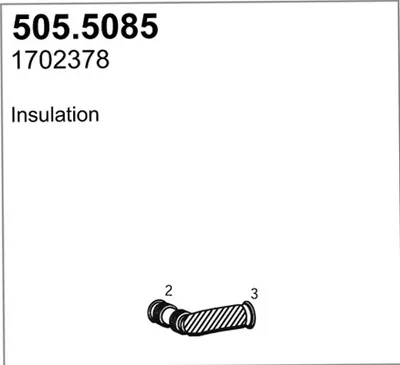 Auspuffrohr ASSO 505,5085