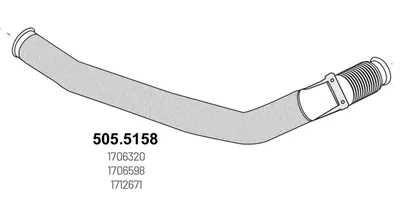 Auspuffrohr ASSO 505.5158