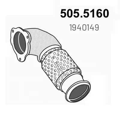 Auspuffrohr ASSO 505.5160