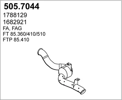 Zentral-/Außenschalldämpfer ASSO 505.7044