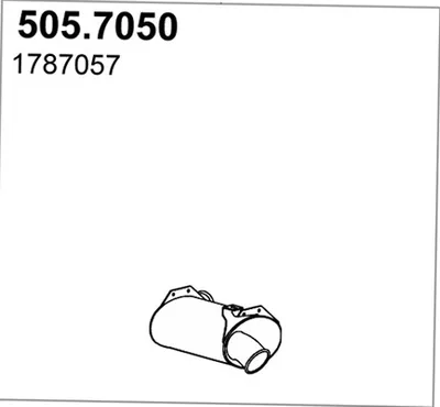 Zentral- und Oberschalldämpfer ASSO 505,7050
