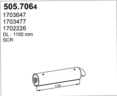 Zentral- und Oberschalldämpfer ASSO 505.7064